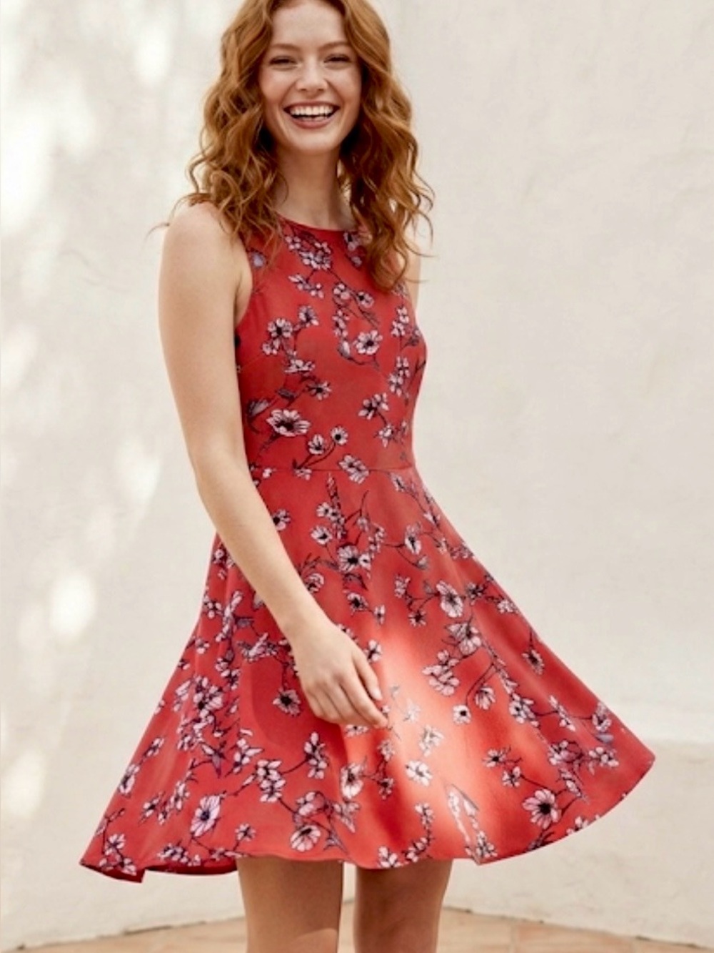 Cupcakes and Cashmere Floral Sleeveless Dress Size XS